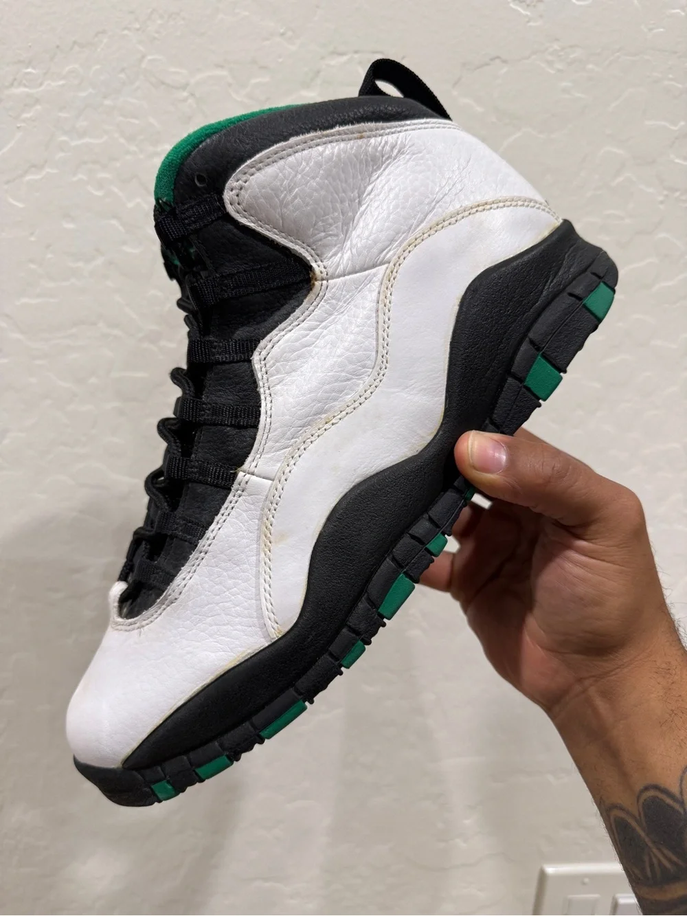 Nike Air Jordan 10 X OG Seattle 1995 Size 13M DS New Phylon Solid SuperSonics